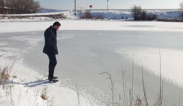 Foto - Kuş cenneti buz tuttu! İşte o manzara