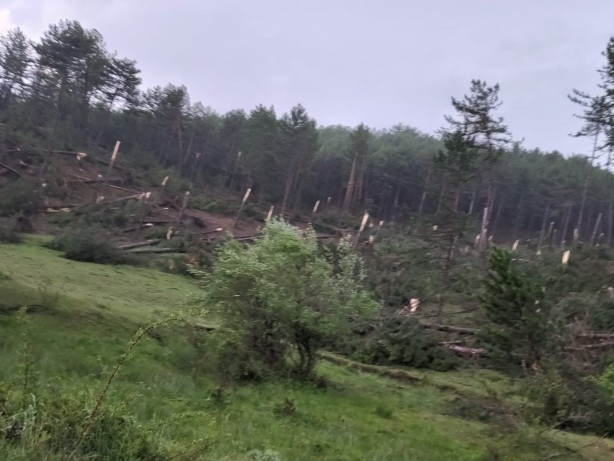 Foto - Kütahya'da hortum paniği! Korku dolu anlar yaşandı
