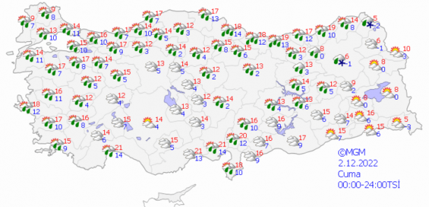 Foto - Kuvvetli kar geliyor! Sıcaklık 1 dereceye düşecek