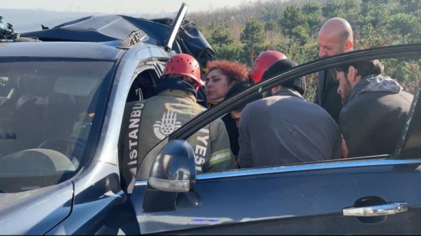 Foto - Kuzey Marmara Otoyolu'nda feci kaza