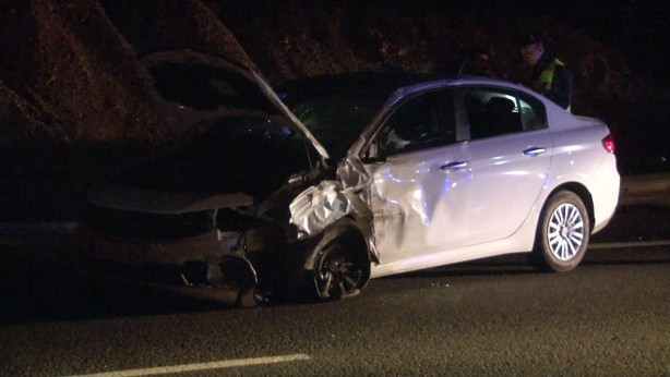 Kuzey Marmara Otoyolu’nda feci kaza: 1 ölü, 2 yaralı