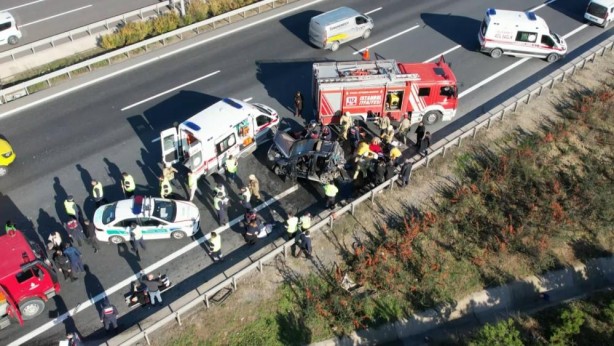 Foto - Kuzey Marmara Otoyolu'nda feci kaza