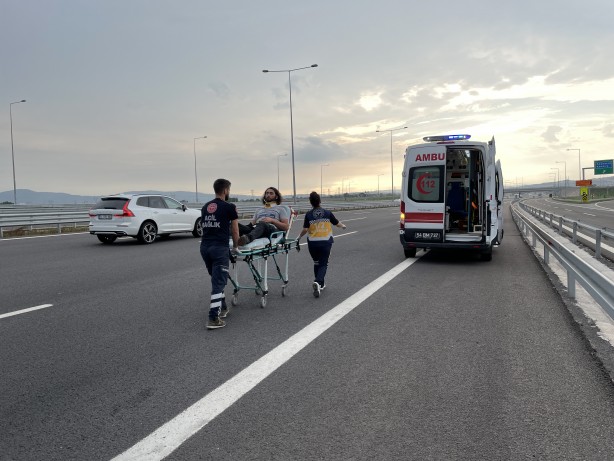 Kuzey Marmara Otoyolu'nda trafik kazası: 2'si çocuk 7 yaralı