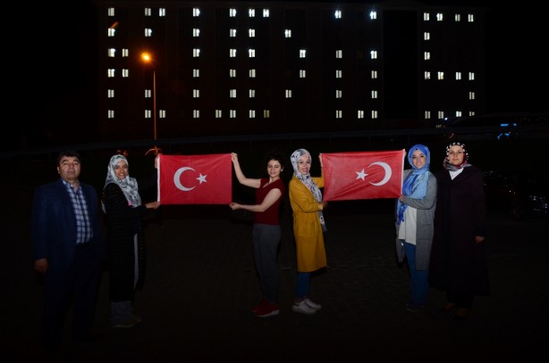 Foto - KYK'daki öğrencilerden İsrail'e Kudüs protestosu!