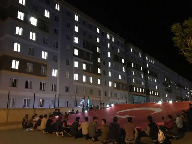 Foto - KYK'daki öğrencilerden İsrail'e Kudüs protestosu!