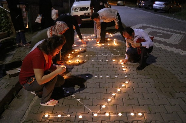 Foto - KYK'daki öğrencilerden İsrail'e Kudüs protestosu!