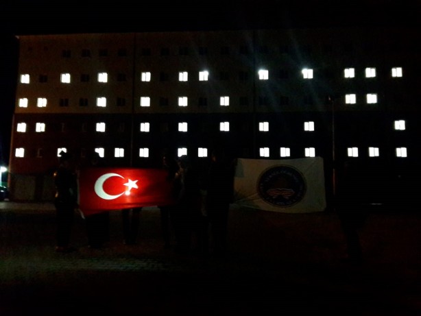 Foto - KYK'daki öğrencilerden İsrail'e Kudüs protestosu!