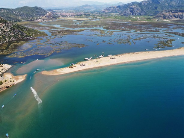 Foto - Labirent görünümlü Dalyan sazlıkları şaşırtıyor