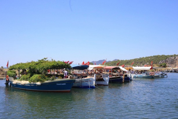 Foto - Labirent görünümlü Dalyan sazlıkları şaşırtıyor