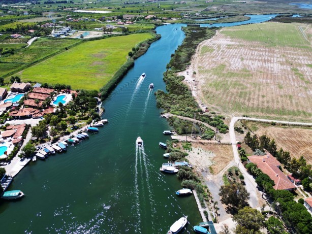 Foto - Labirent görünümlü Dalyan sazlıkları şaşırtıyor