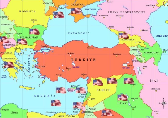 Foto - Lafı uzatmaya gerek yok her şey çok açık! ABD’nin hedefinde Türkiye var! ABD Türkiye’yi kuşatıyor