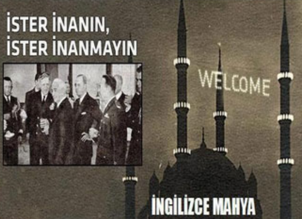 Foto - Laik Türkiye'den 'Mahya' manzaraları