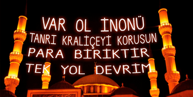 Foto - Laik Türkiye'den 'Mahya' manzaraları