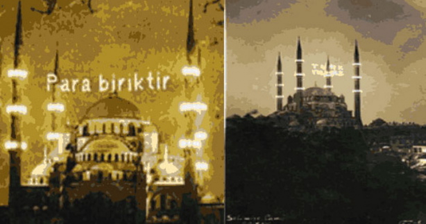 Foto - Laik Türkiye'den 'Mahya' manzaraları
