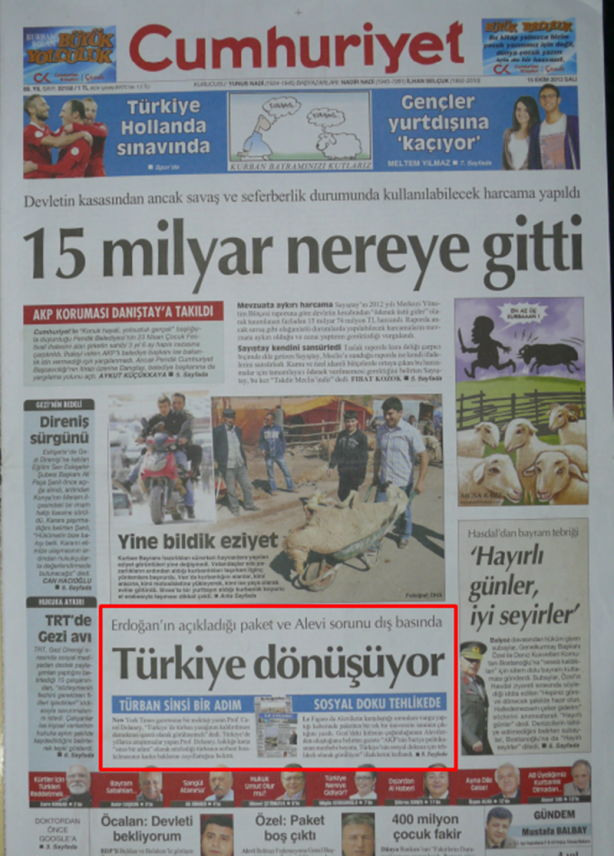 Foto - Lanet olsun böylesi kirli politikaya, riyakar yayın çizgisine..
