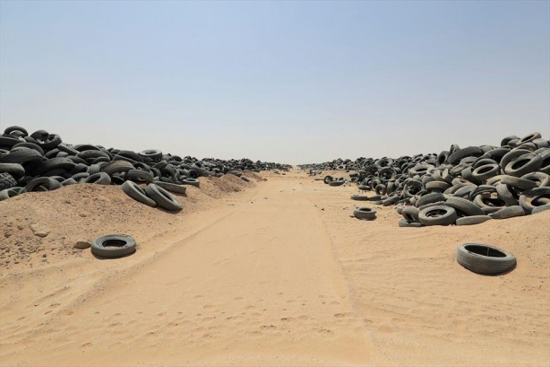 Foto - 'Lastik mezarlığından' kurtulmak istiyorlar