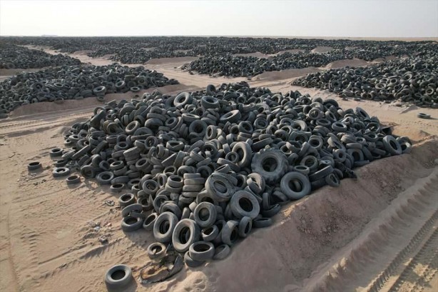 Foto - 'Lastik mezarlığından' kurtulmak istiyorlar