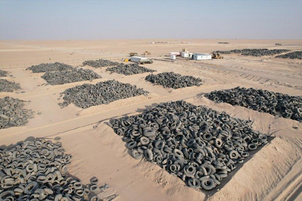 Foto - 'Lastik mezarlığından' kurtulmak istiyorlar
