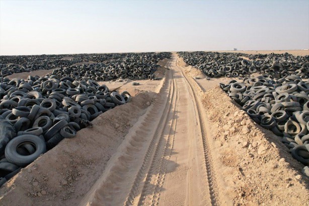 Foto - 'Lastik mezarlığından' kurtulmak istiyorlar