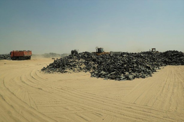 Foto - 'Lastik mezarlığından' kurtulmak istiyorlar