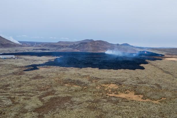 Foto - Lavlar yerleşim yerlerini küle çevirmişti! Havadan görüntülenen manzara ürküttü