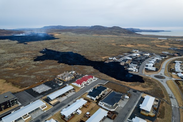 Foto - Lavlar yerleşim yerlerini küle çevirmişti! Havadan görüntülenen manzara ürküttü