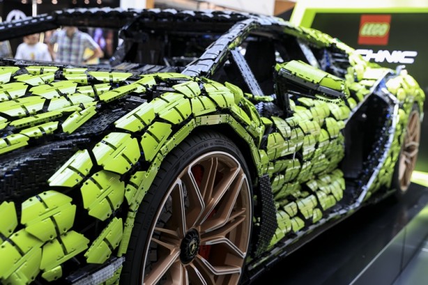 Foto - LEGO'nun gerçek boyutlu Lamborghini modeli İstanbul'da