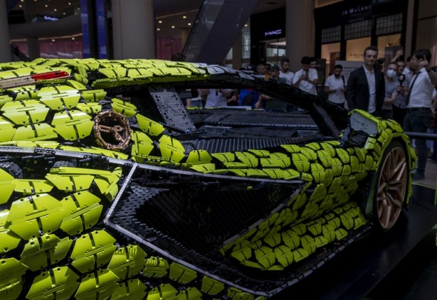 Foto - LEGO'nun gerçek boyutlu Lamborghini modeli İstanbul'da