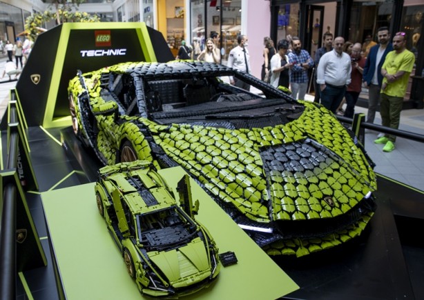 Foto - LEGO'nun gerçek boyutlu Lamborghini modeli İstanbul'da