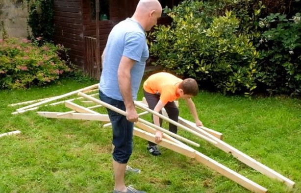 Foto - Leonardo da Vinci'nin eserini küçük bir bahçede yaptılar!