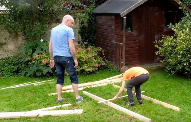 Foto - Leonardo da Vinci'nin eserini küçük bir bahçede yaptılar!