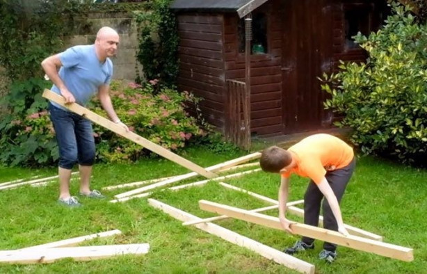 Foto - Leonardo da Vinci'nin eserini küçük bir bahçede yaptılar!