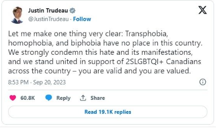 Foto - LGBT lobisine tepkiler büyüyor! Kanadalılar ayaklandı: Kirli ellerinizi çocuklarımızın üzerinden çekin