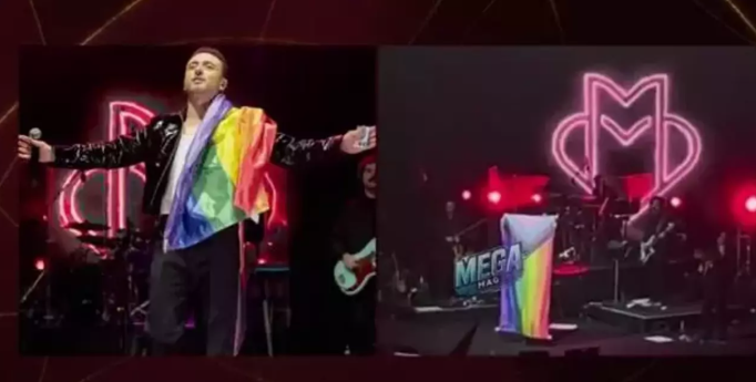 Foto - LGBT meşalesini taşıyan Mabel Matiz... Sizi unuttuk sanmayın müptezeller!