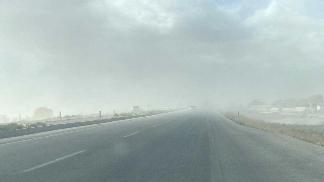 Foto - Libya değil Konya: Kum fırtınası görüş mesafesini 20 metreye düşürdü