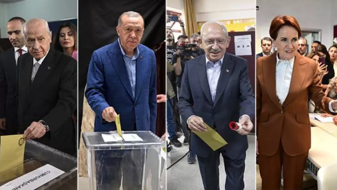 Foto - Liderlerin sandığından çıkan oy sonuçları belli oldu! Erdoğan'ın sandığından bakın kim çıktı