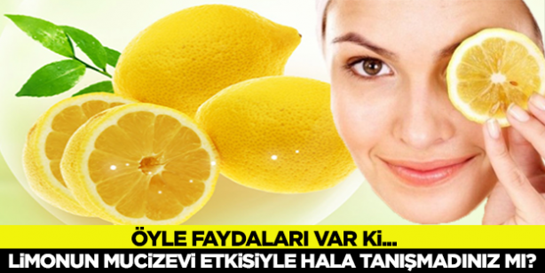Limonu cilde sürmenin öyle faydaları var ki...
