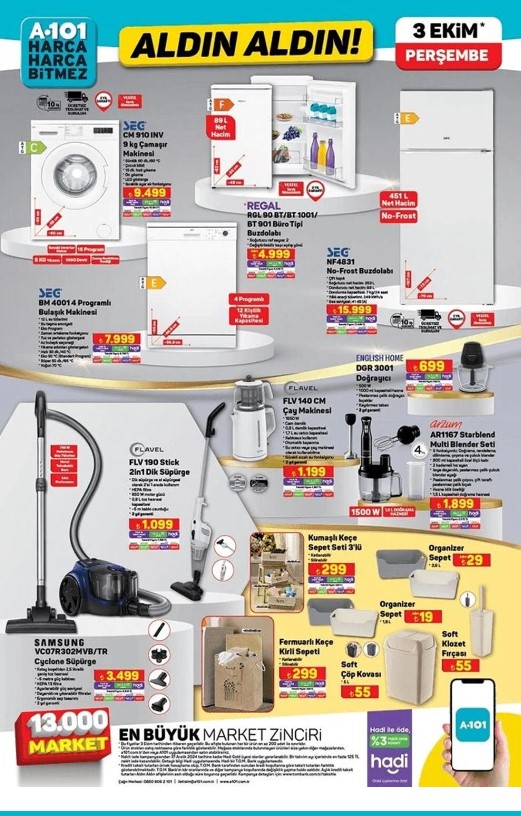 Foto - Liste açıklandı: A101'de haftanın sürpriz indirimleri!