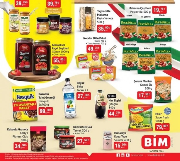 Foto - Liste paylaşıldı! BİM’de yeni indirim rüzgarı