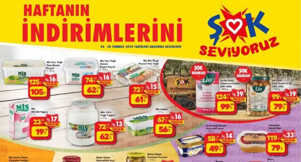 Foto - Listede hangi ürünler var? Şok’ta yepyeni indirim fırsatları