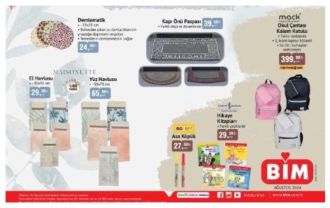 Foto - Listede neler var neler! BİM’de 30 Ağustos indirim rüzgarı