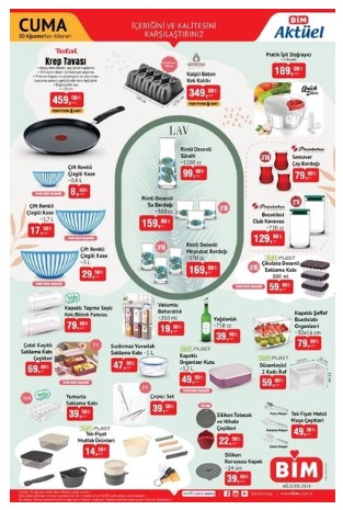 Foto - Listede neler var neler! BİM’de 30 Ağustos indirim rüzgarı