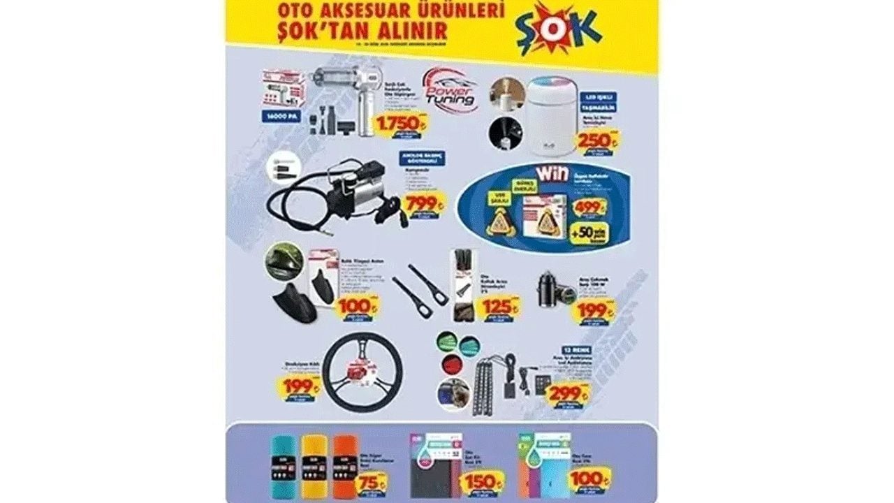 Foto - Listede yok yok: İşte ŞOK 20 Ekim aktüel kataloğu!