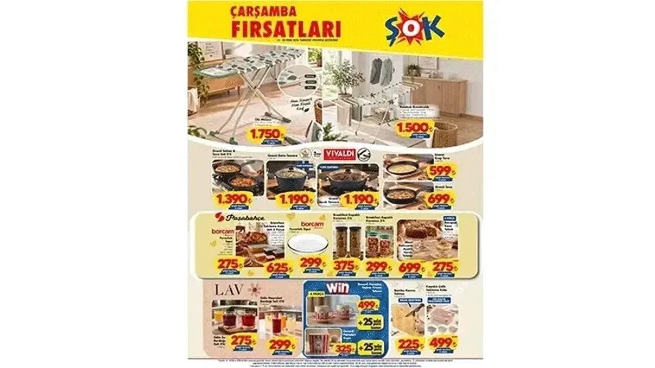 Foto - Listede yok yok: İşte ŞOK 20 Ekim aktüel kataloğu!