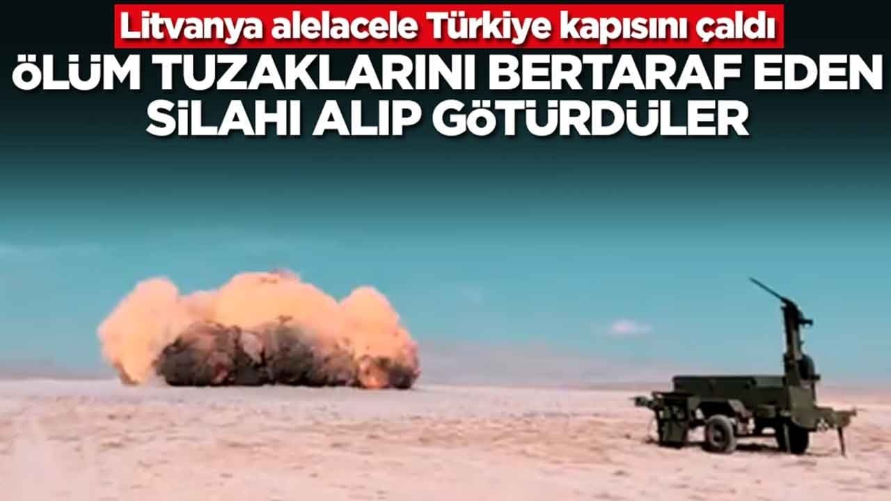 Alelacele Türkiye kapısını çaldılar: Ölüm tuzaklarını bertaraf eden silahı alıp götürdüler