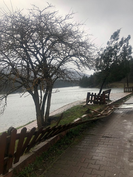 Foto - Lodos Gölcük Tabiat Parkı’nı yıktı geçti