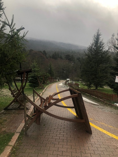 Foto - Lodos Gölcük Tabiat Parkı’nı yıktı geçti