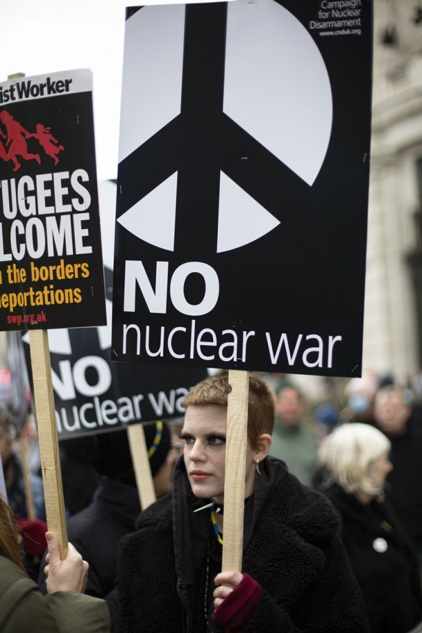 Foto - Londra'da Ukrayna için sokağa döküldüler!