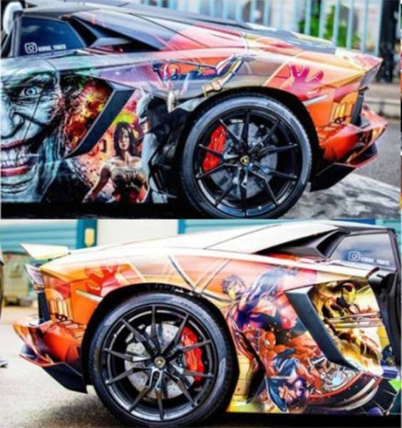 Foto - Lüks otomobillere sıra dışı renkler