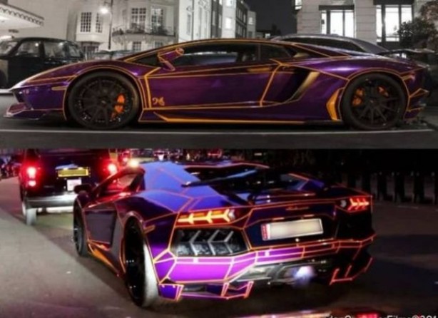 Foto - Lüks otomobillere sıra dışı renkler